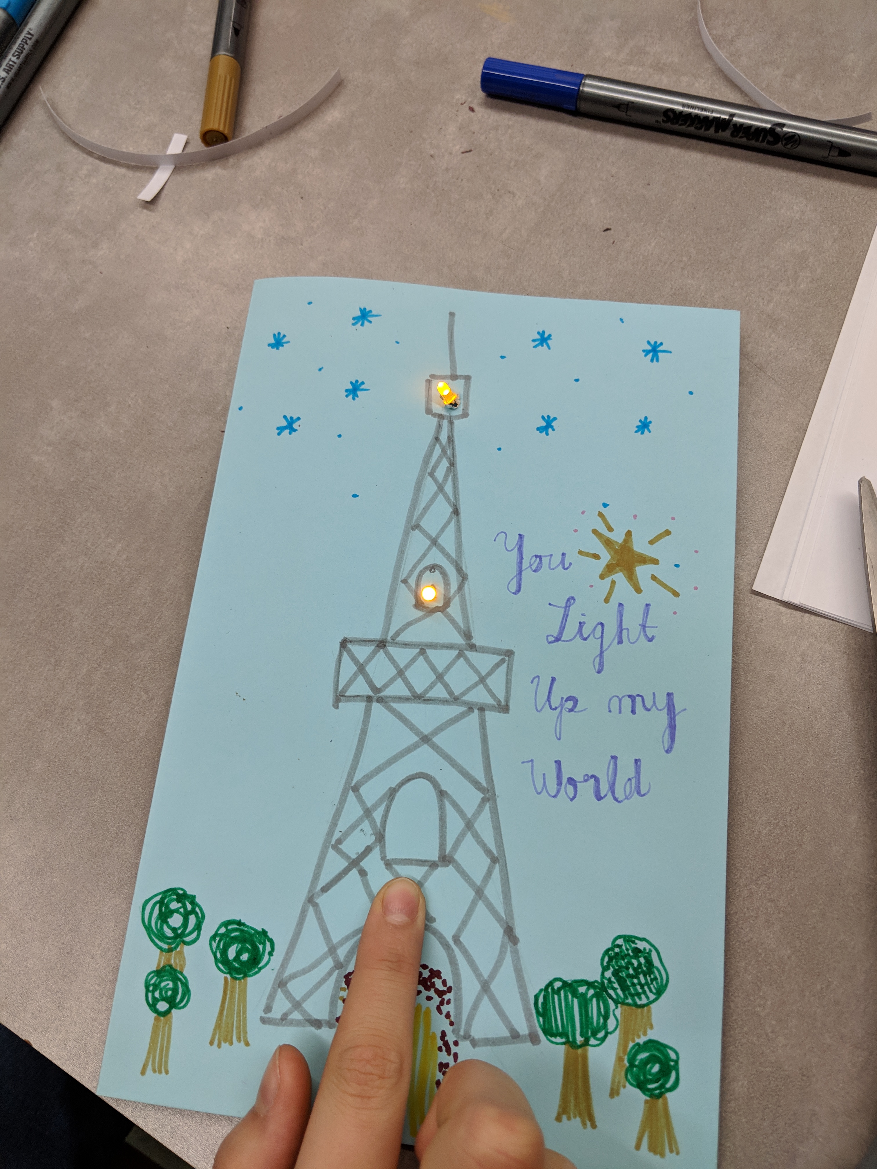 Sari on Science: Make your own LED light-up greeting card